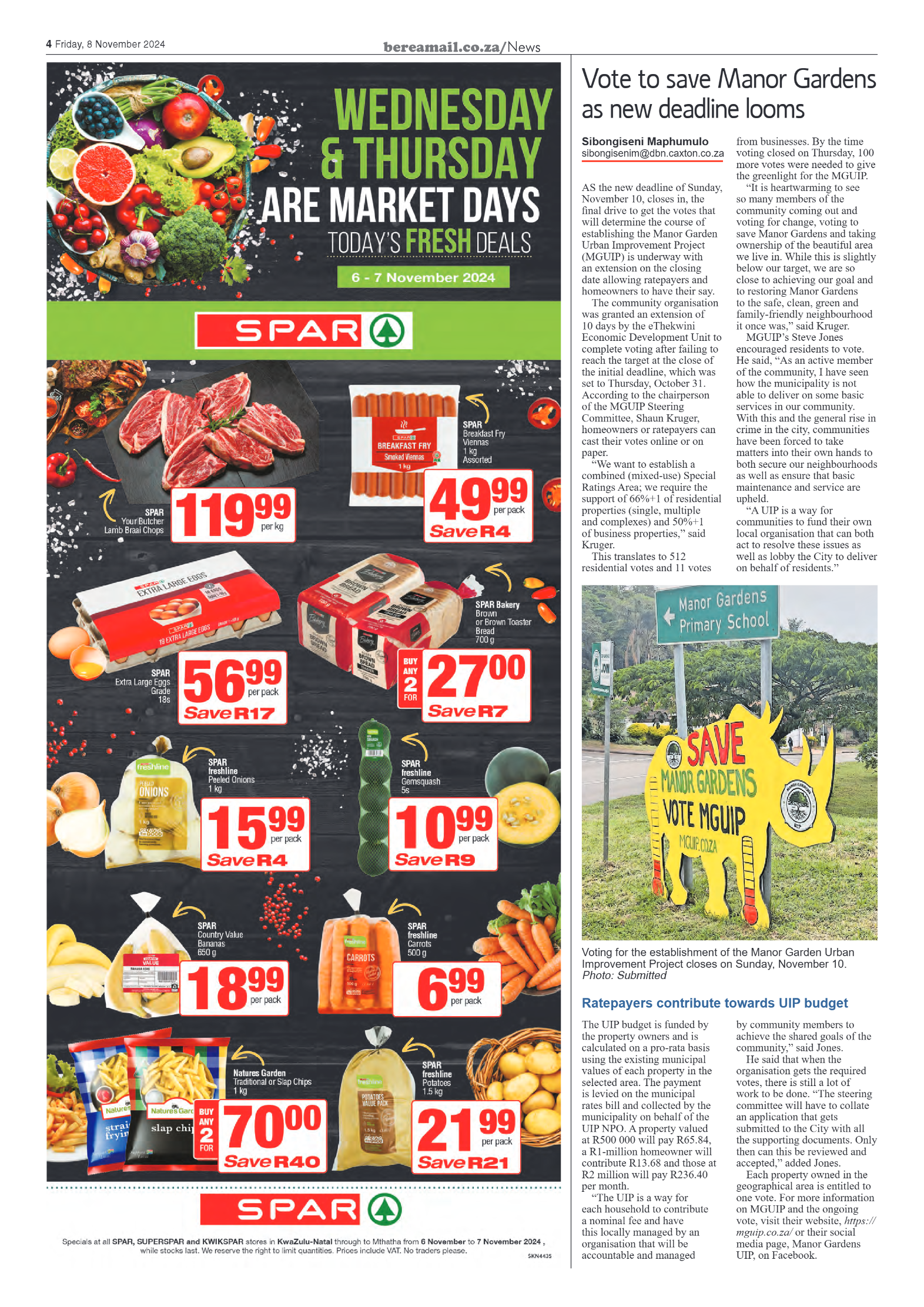 Berea Mail 8 November 2024 page 4