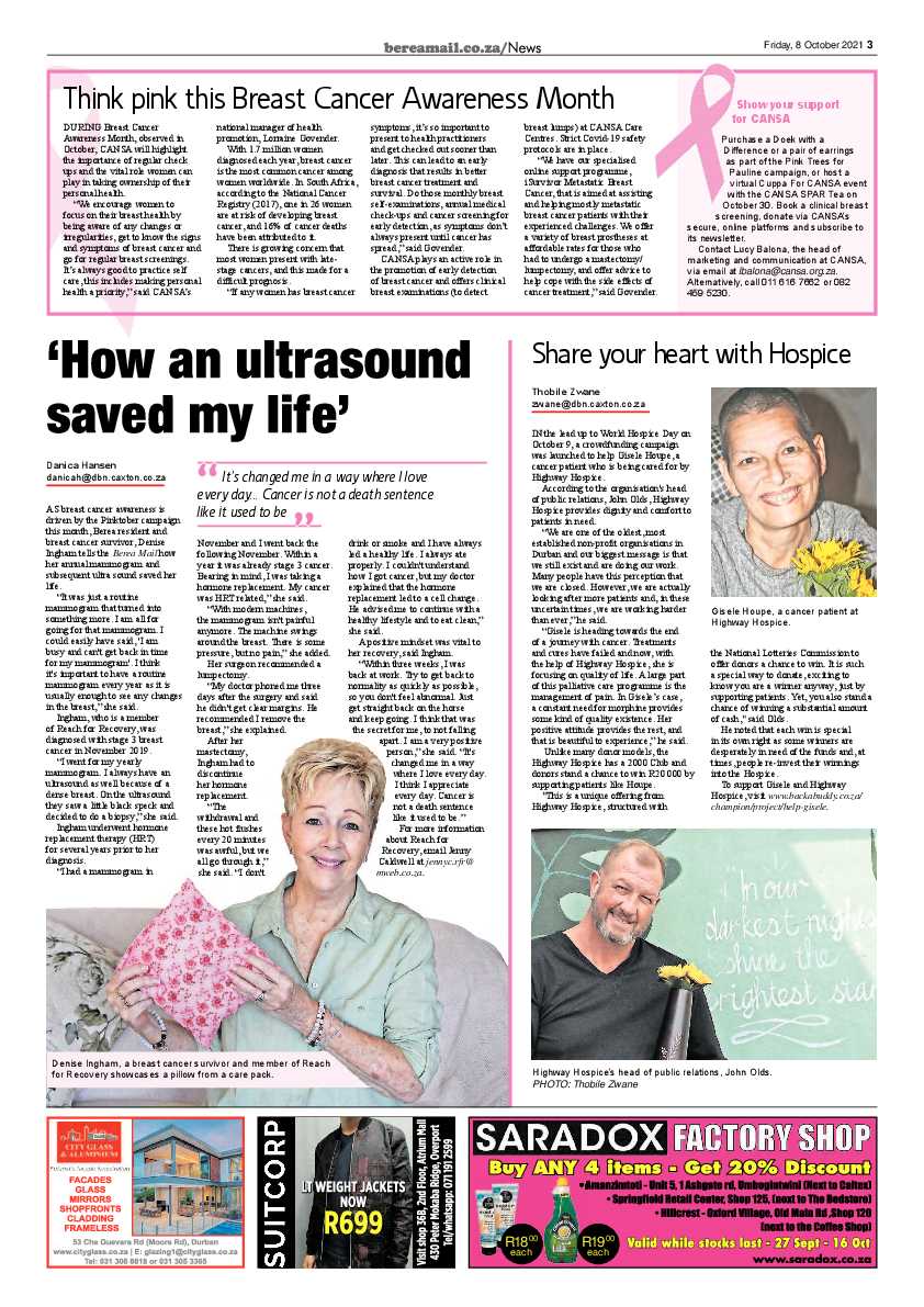 Berea Mail 8 October 2021 page 3