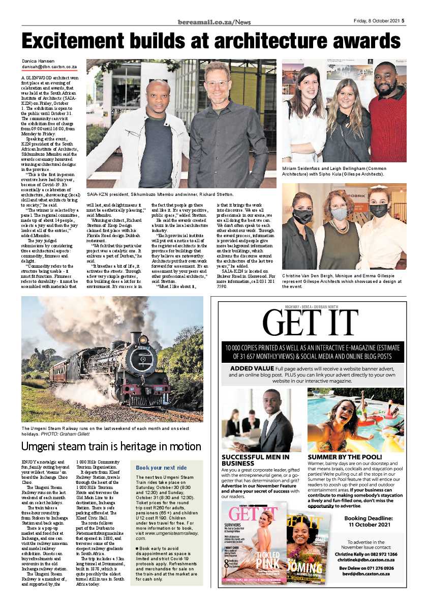 Berea Mail 8 October 2021 page 5