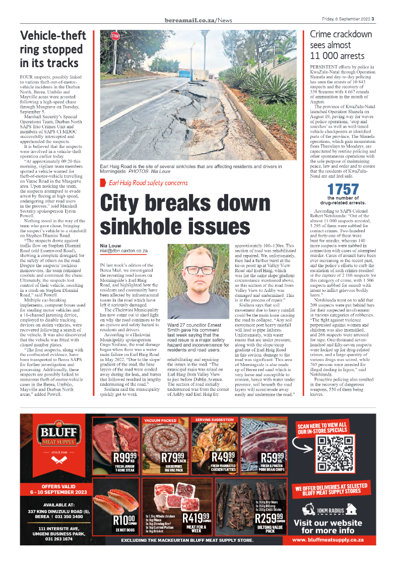 Berea Mail 8 September 2023 page 3