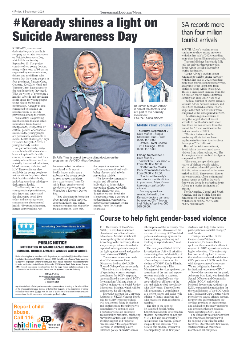 Berea Mail 8 September 2023 page 4