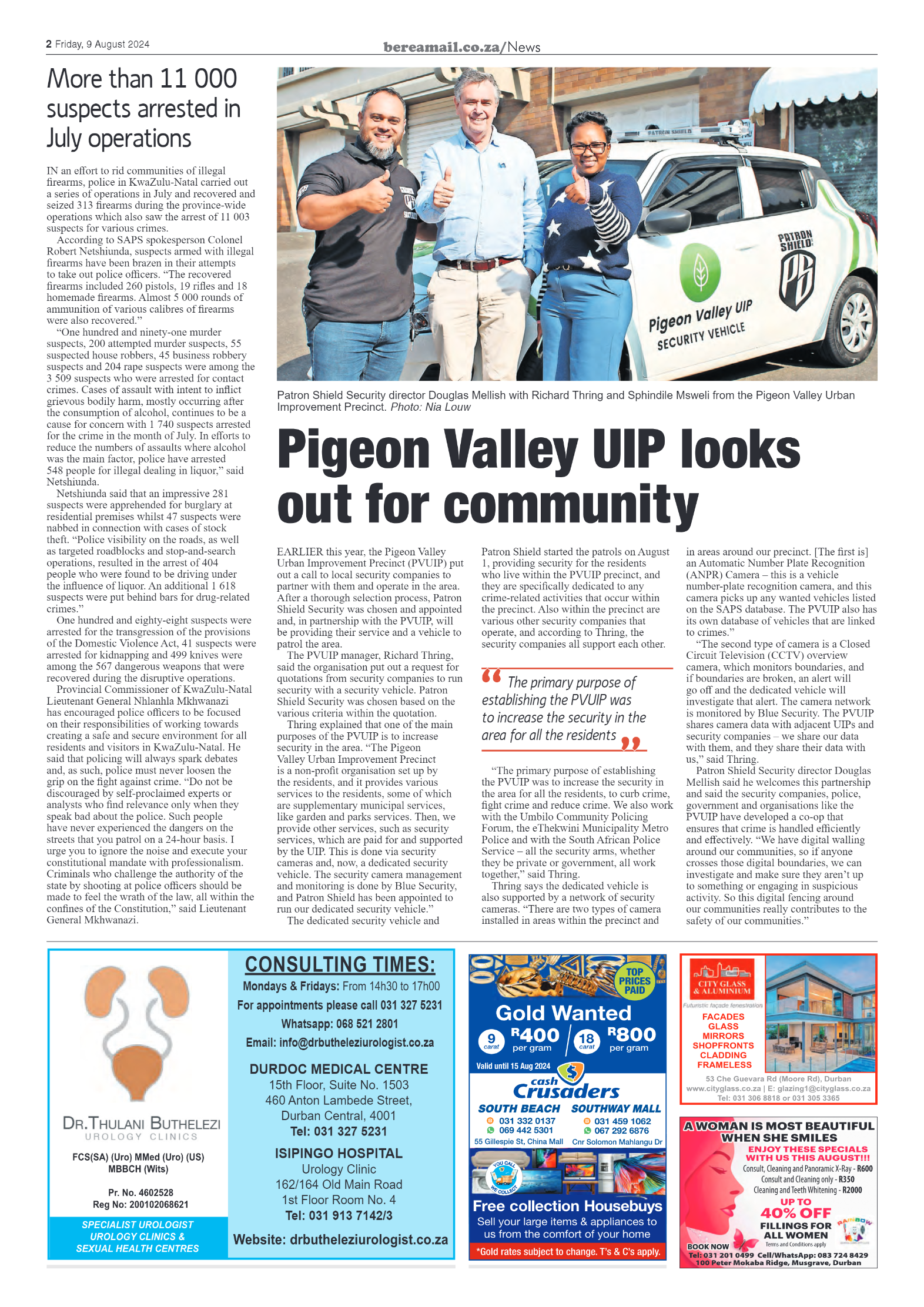 Berea Mail 9 August 2024 page 2