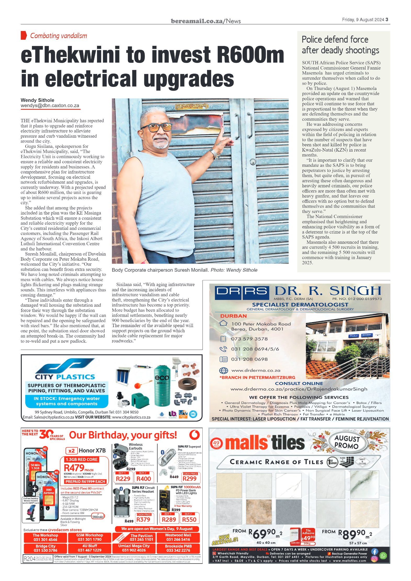 Berea Mail 9 August 2024 page 3