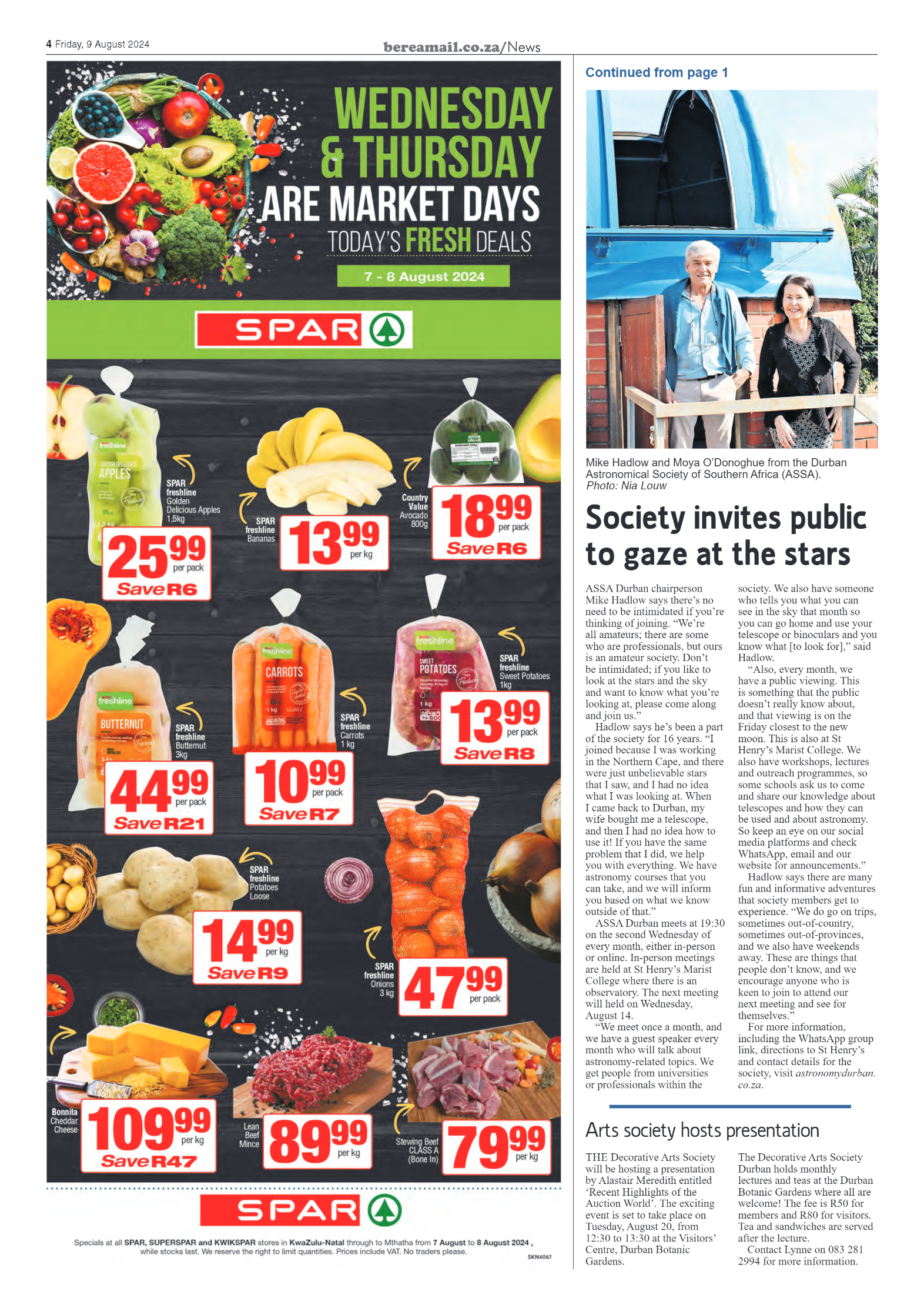 Berea Mail 9 August 2024 page 4