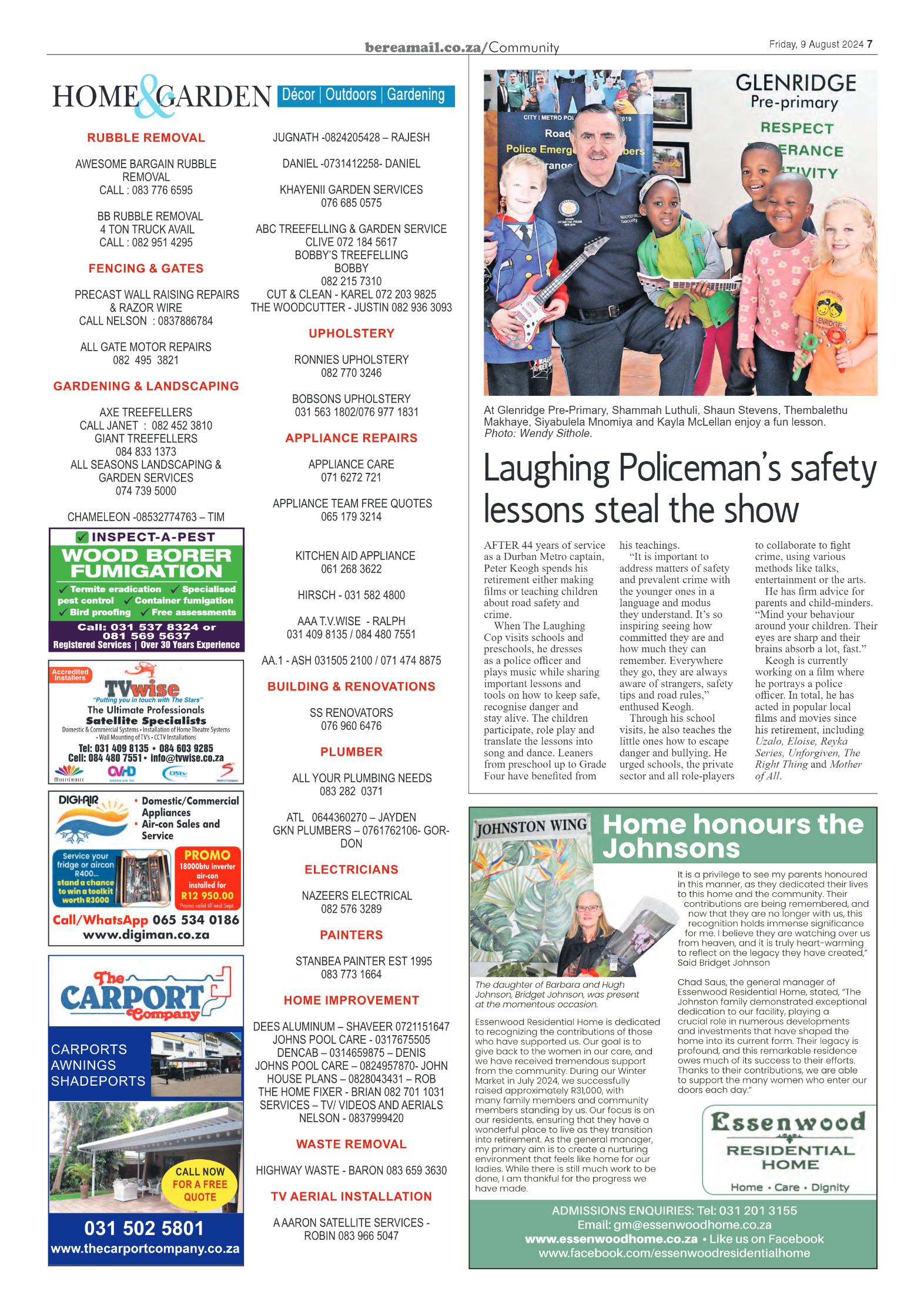 Berea Mail 9 August 2024 page 7