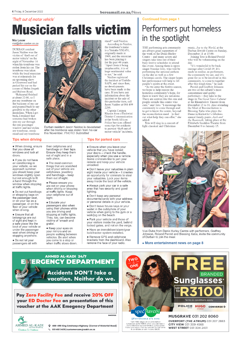 Berea Mail 9 December 2022 page 4