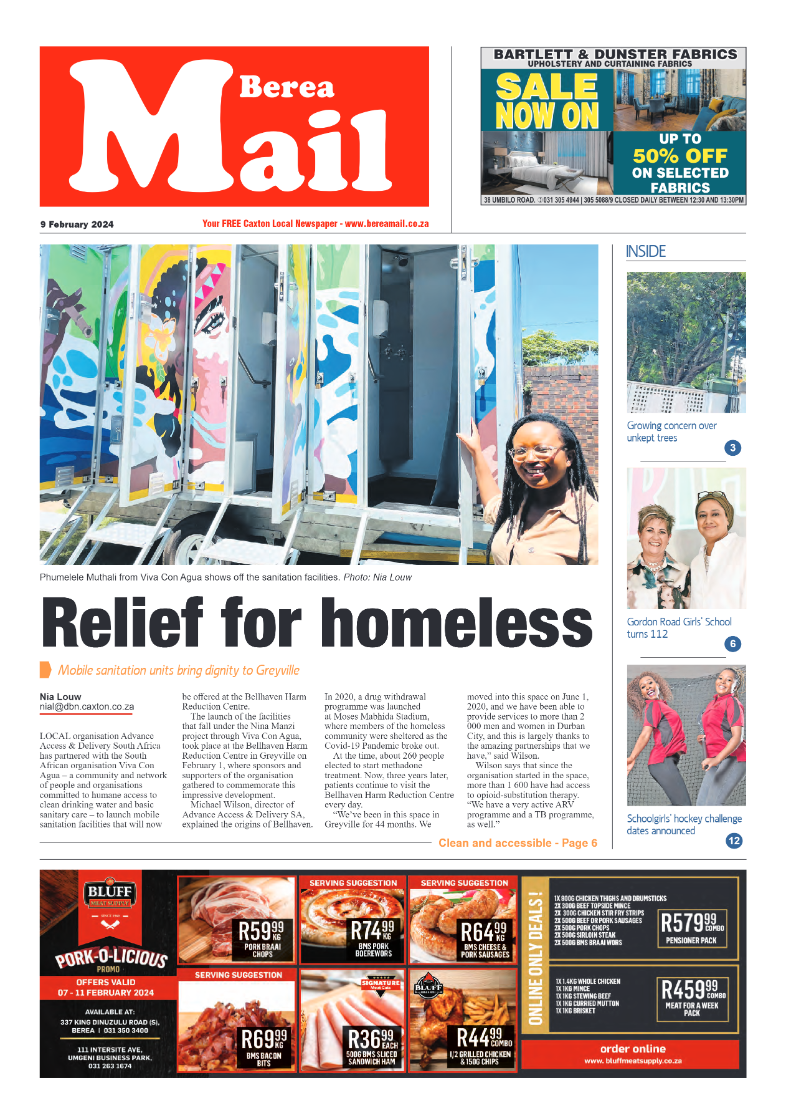 Berea Mail 9 February 2024 page 1