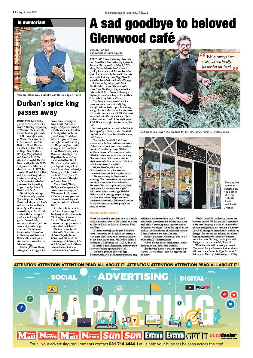 Berea Mail 9 July 2021 page 4
