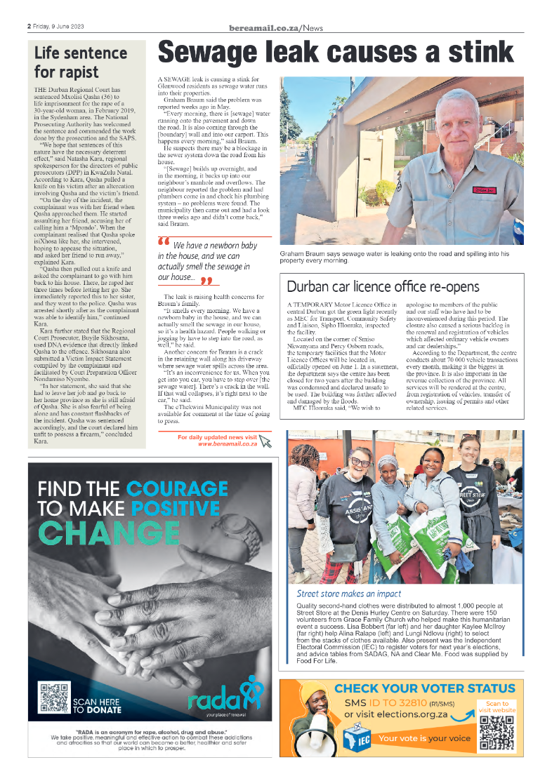 Berea Mail 9 June 2023 page 2