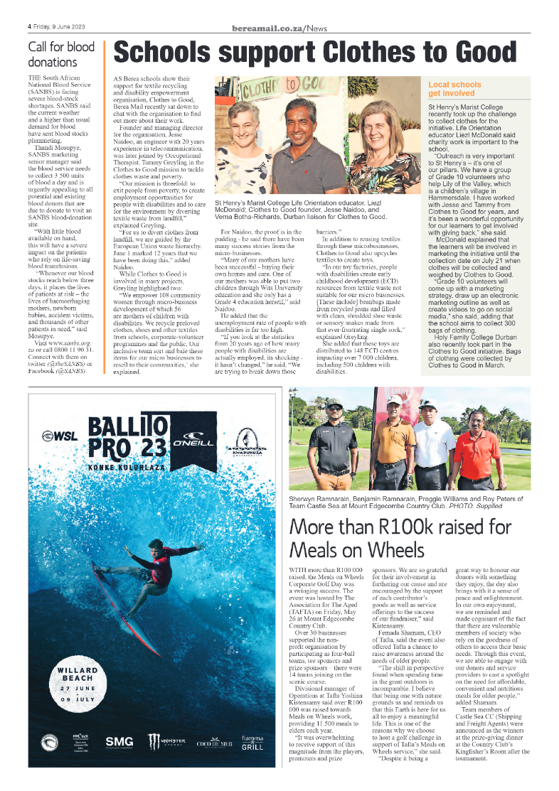 Berea Mail 9 June 2023 page 4