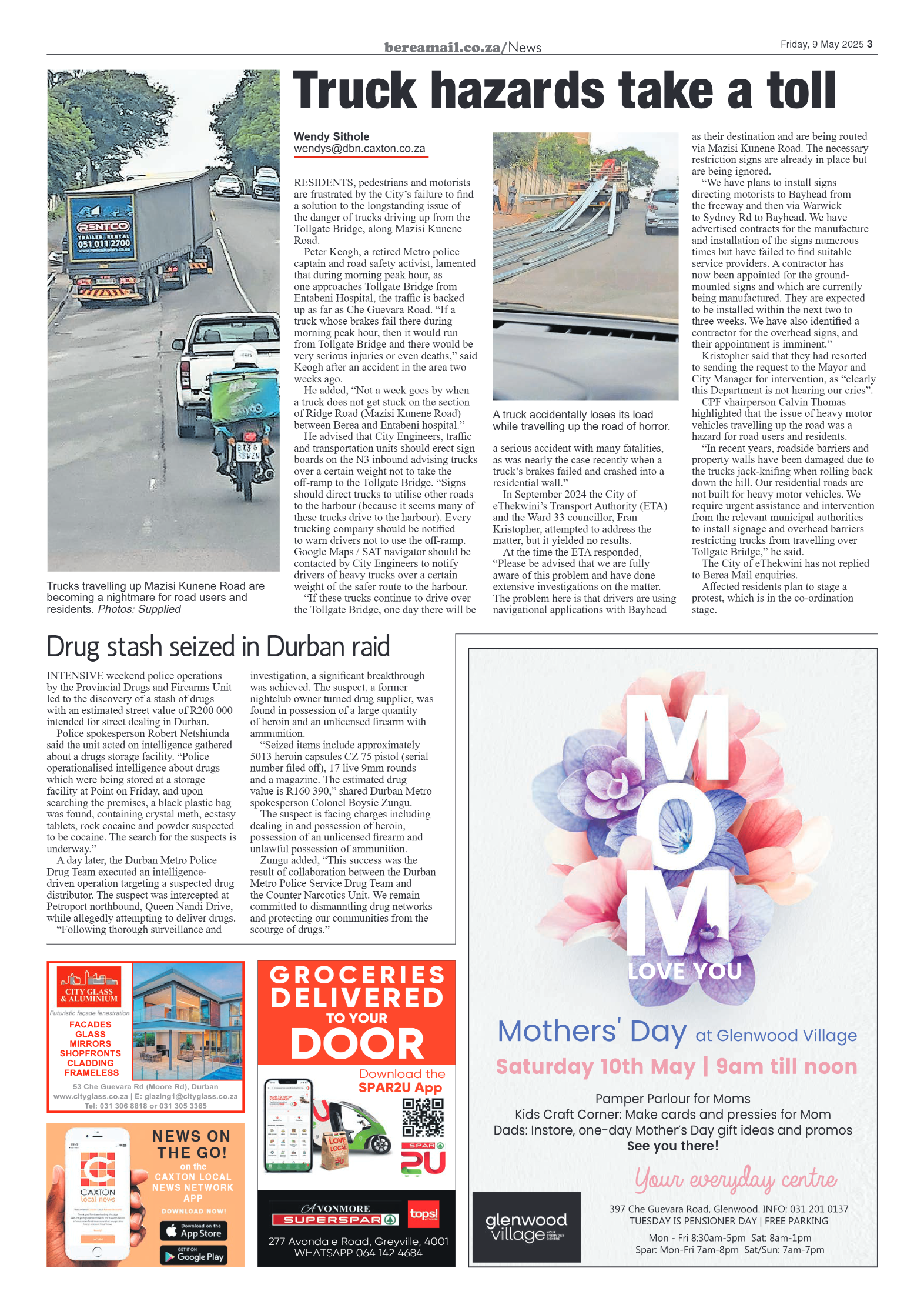 Berea Mail 9 May 2025 page 3