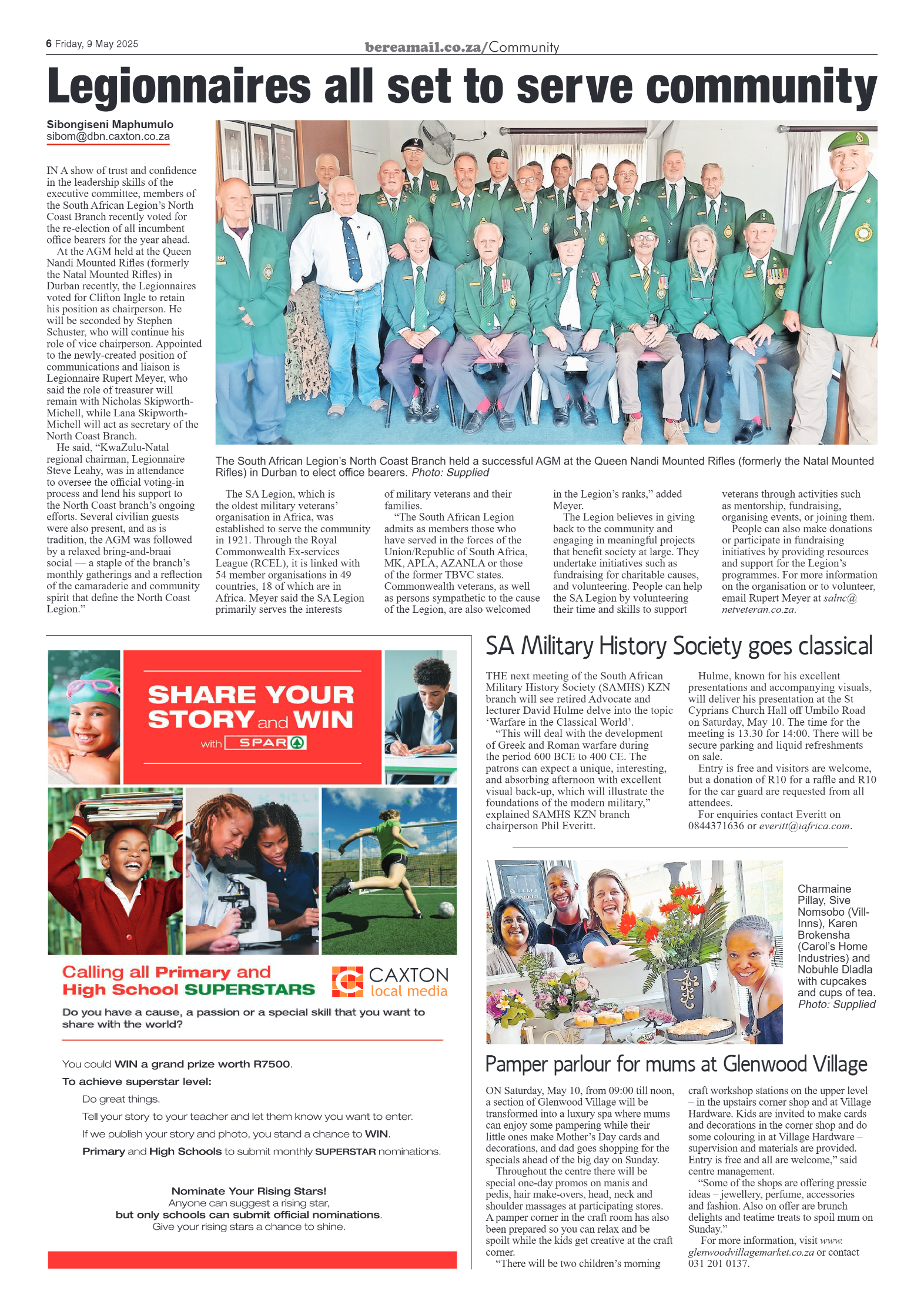 Berea Mail 9 May 2025 page 6