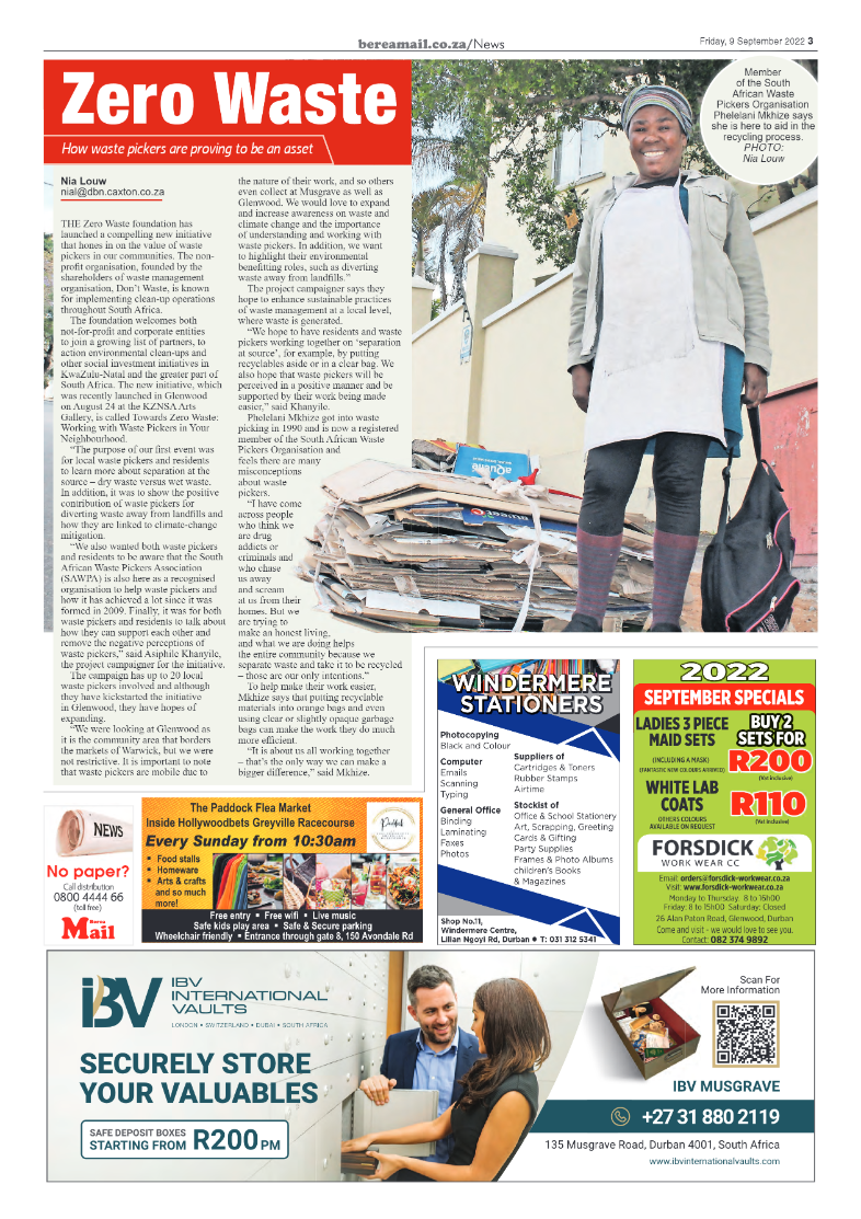 Berea Mail 9 September 2022 page 3