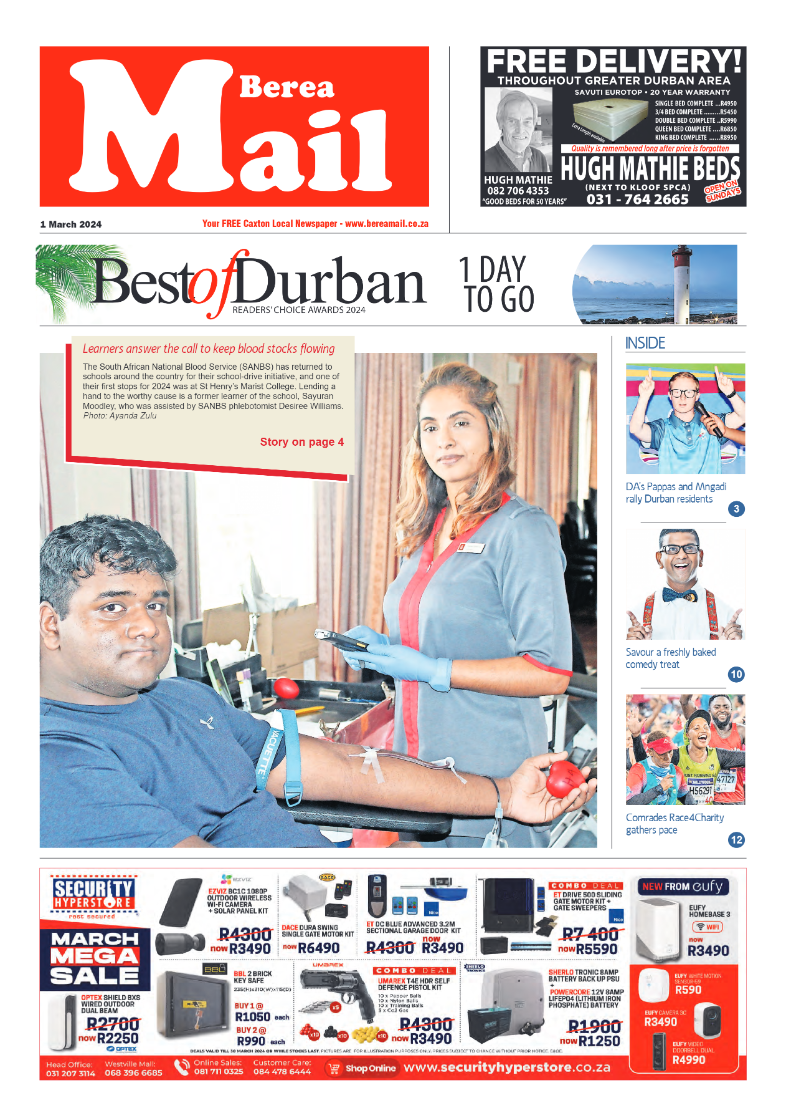 Berea Mail 1 March 2024 page 1