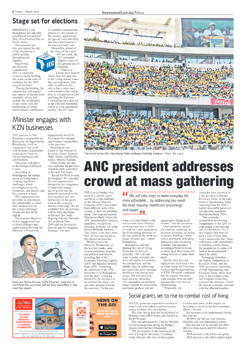 Berea Mail 1 March 2024 page 2