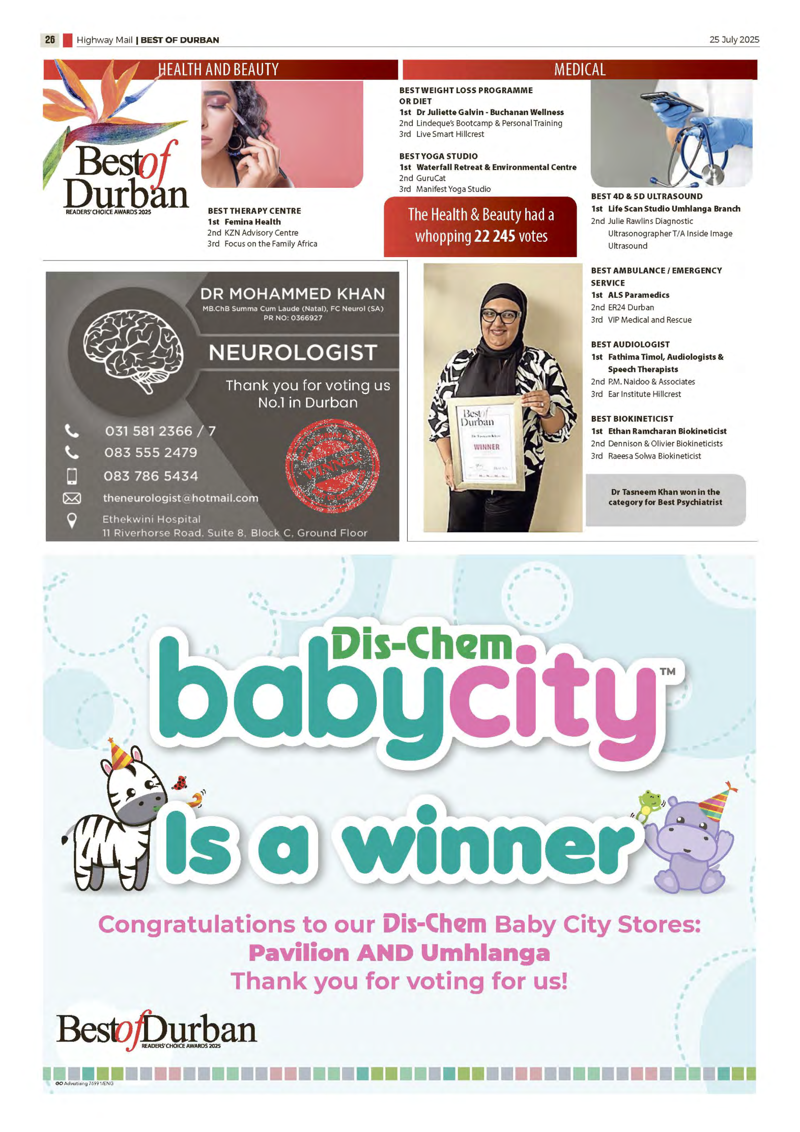 Best of Durban HWM 2025 page 16