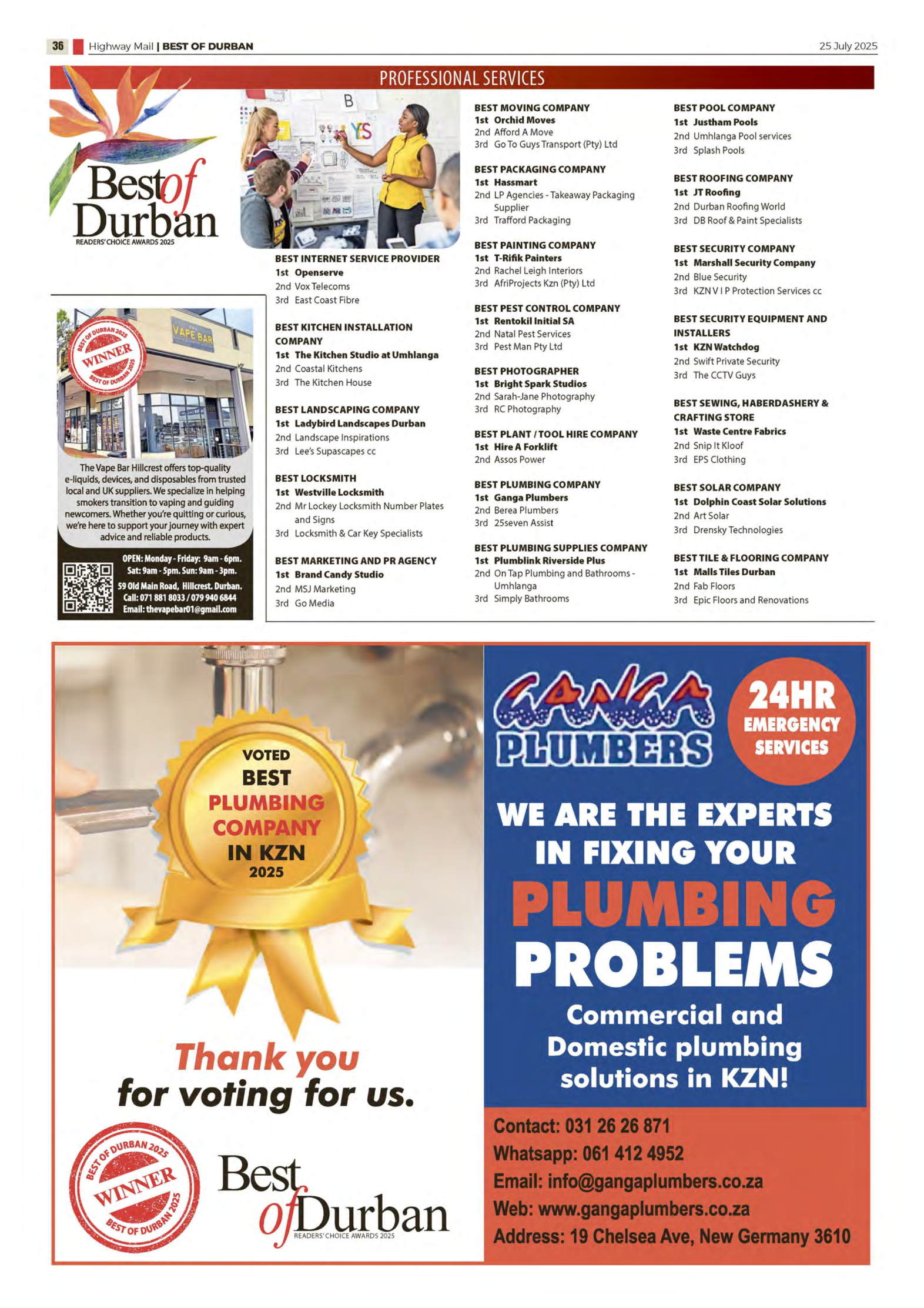 Best of Durban HWM 2025 page 26