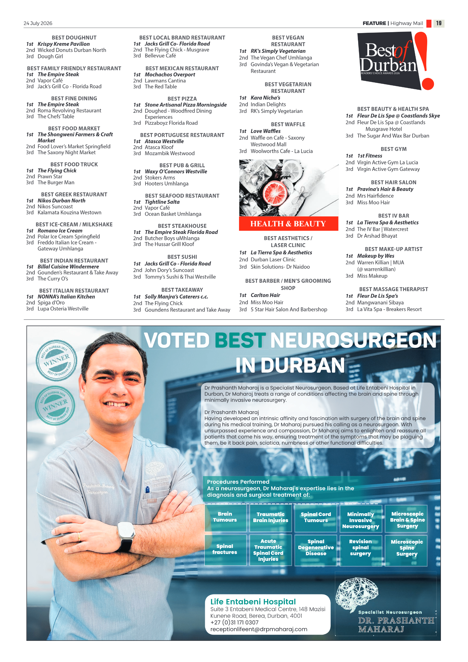 Best of Durban HWM 2026 page 11