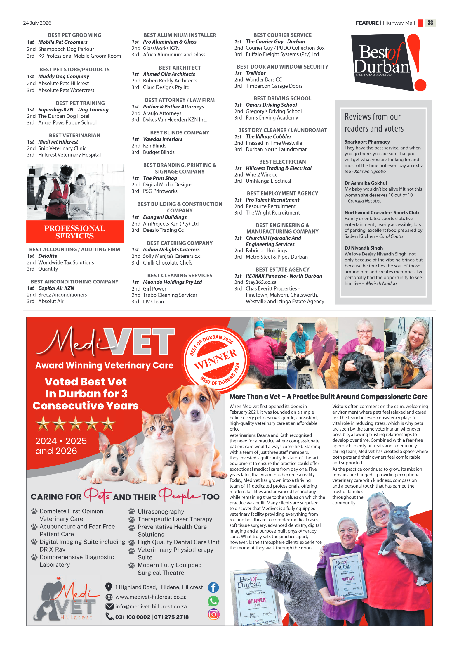 Best of Durban HWM 2026 page 25