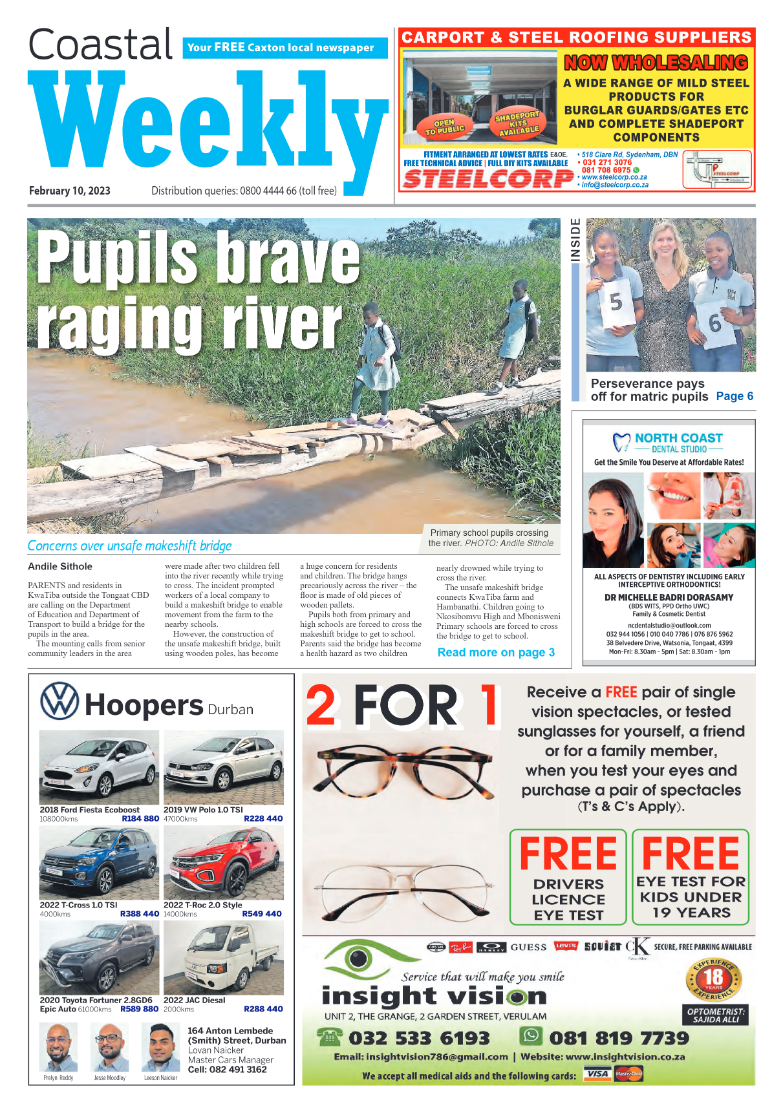 Coastal Weekly 10 February 2023 page 1