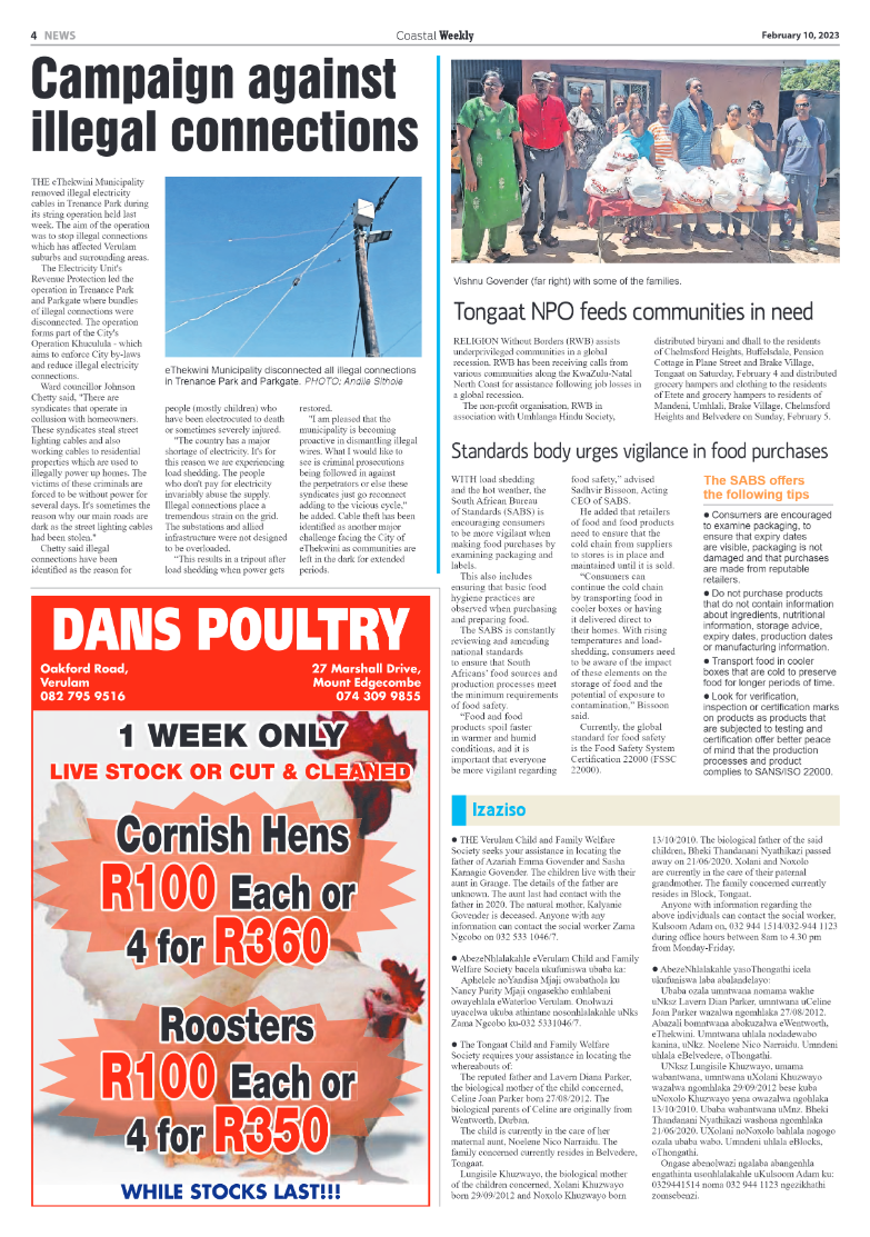 Coastal Weekly 10 February 2023 page 4