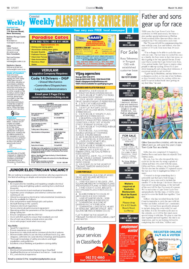 Coastal Weekly 10 March 2023 page 10