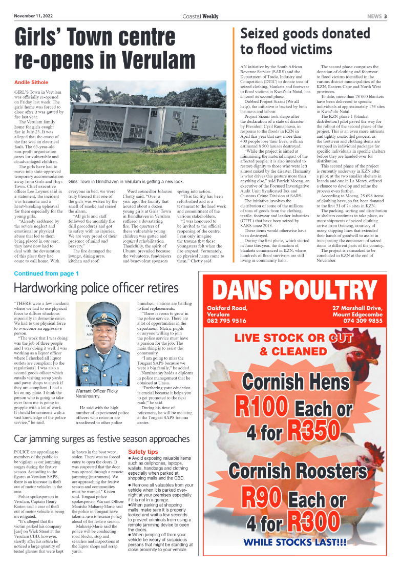 Coastal Weekly 11 November 2022 page 3