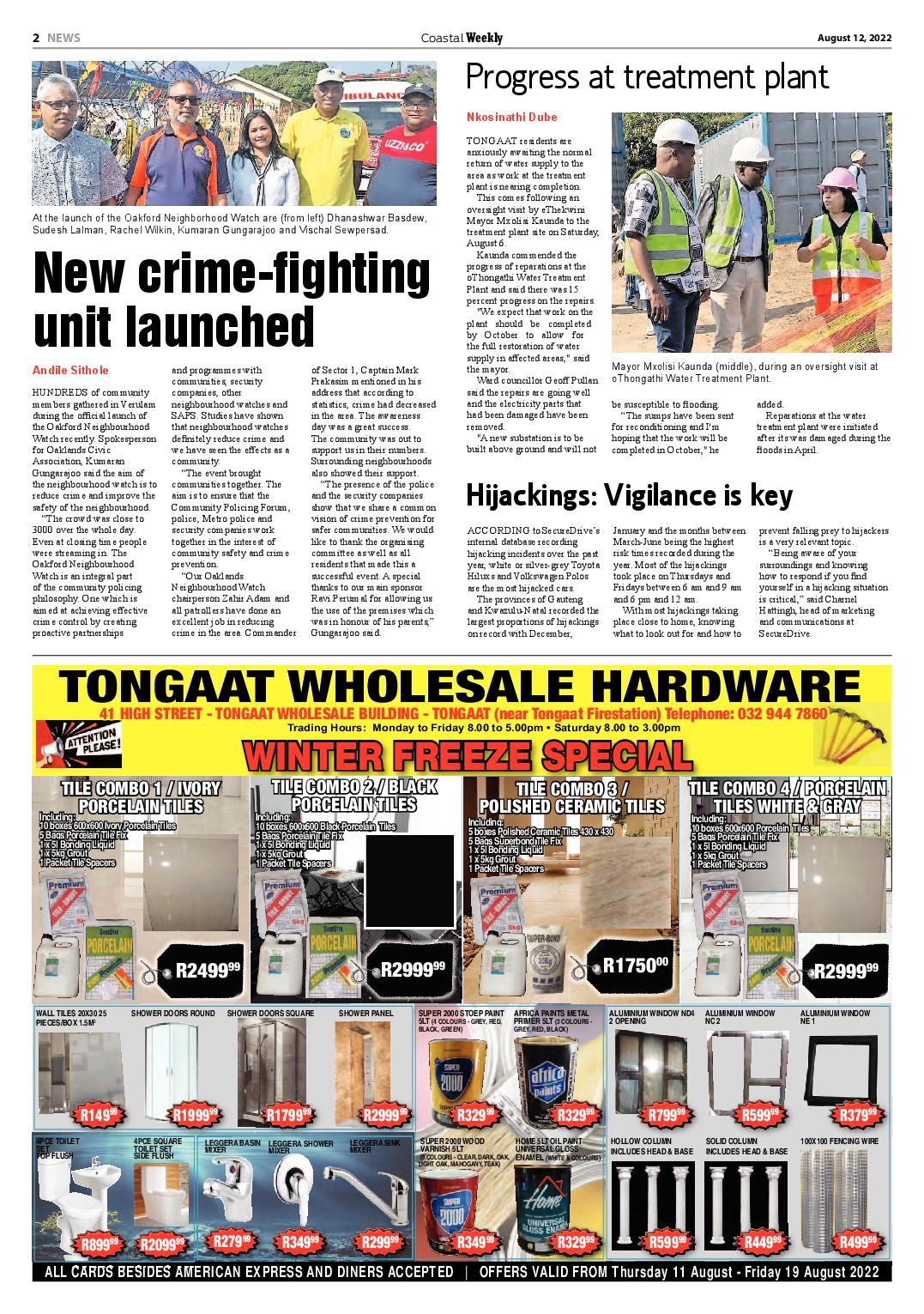 Coastal Weekly 12 August 2022 page 2