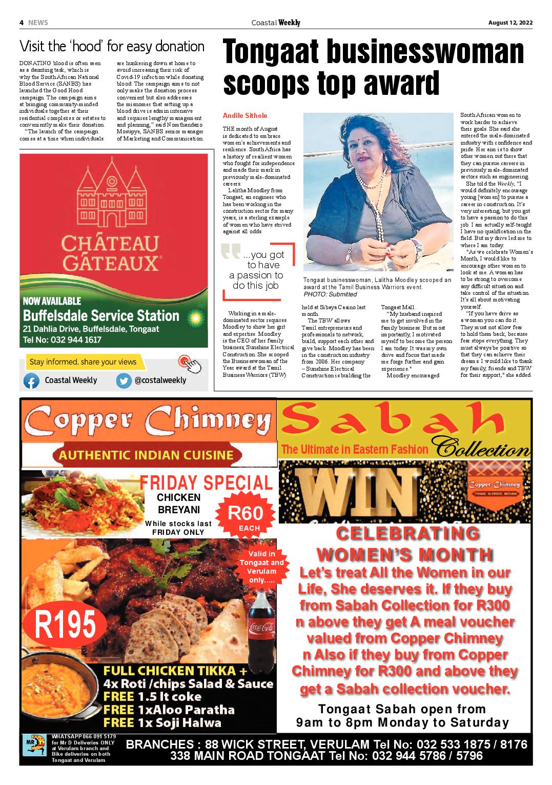 Coastal Weekly 12 August 2022 page 4