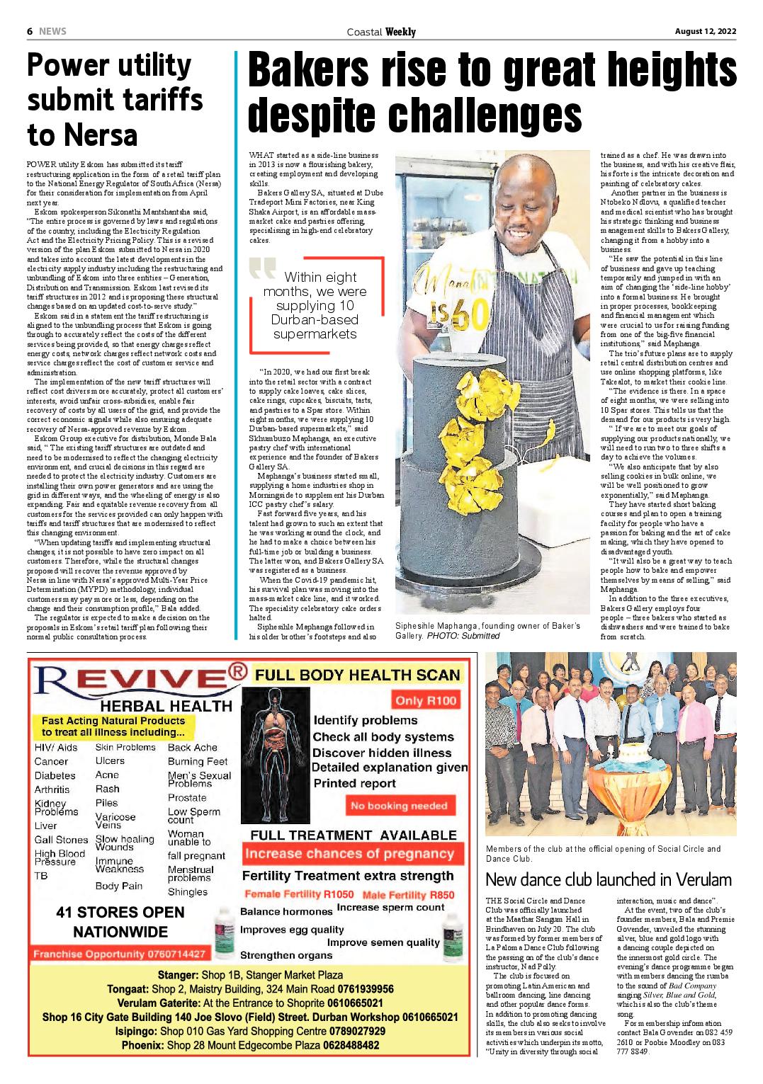 Coastal Weekly 12 August 2022 page 6