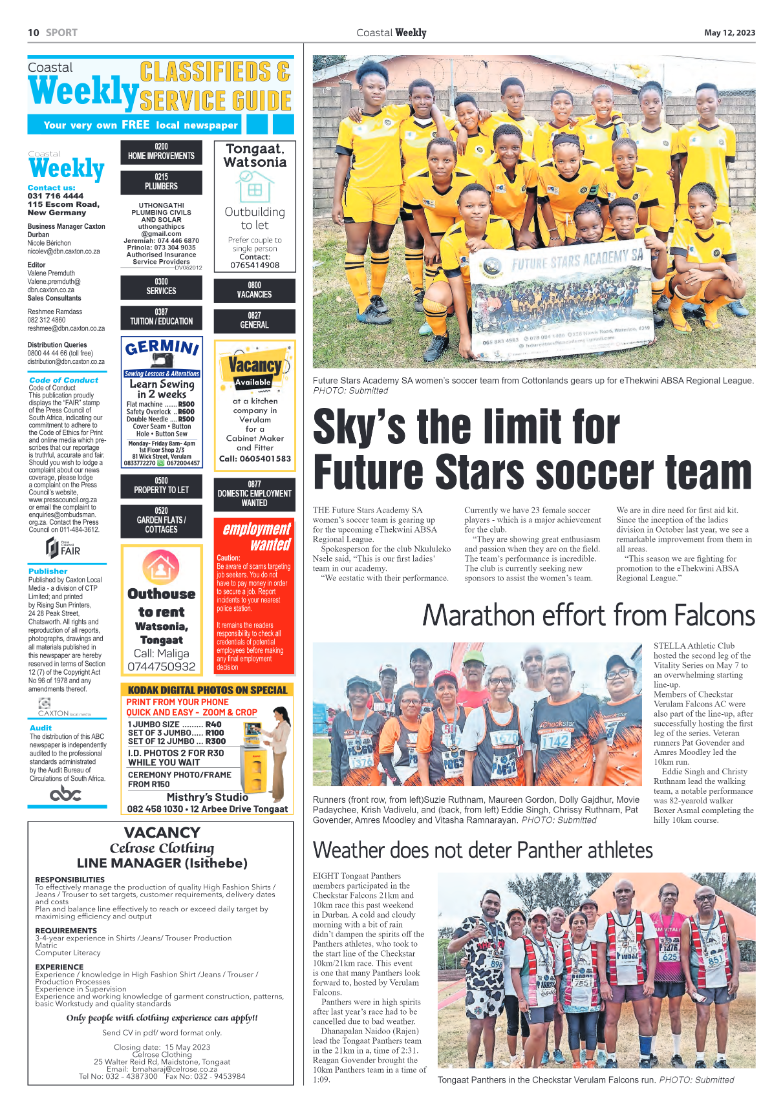 Coastal Weekly 12 May 2023 page 10