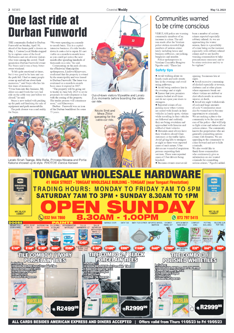 Coastal Weekly 12 May 2023 page 2