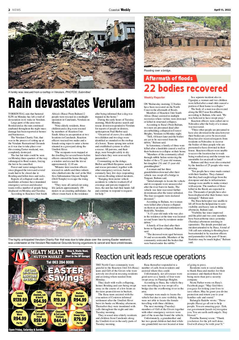 Coastal Weekly 15 April 2022 page 2