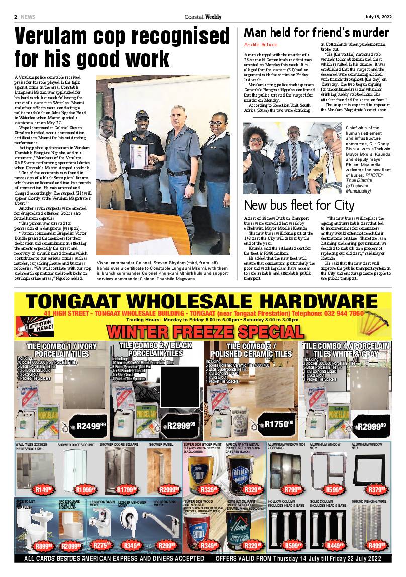 Coastal Weekly 15 July 2022 page 2