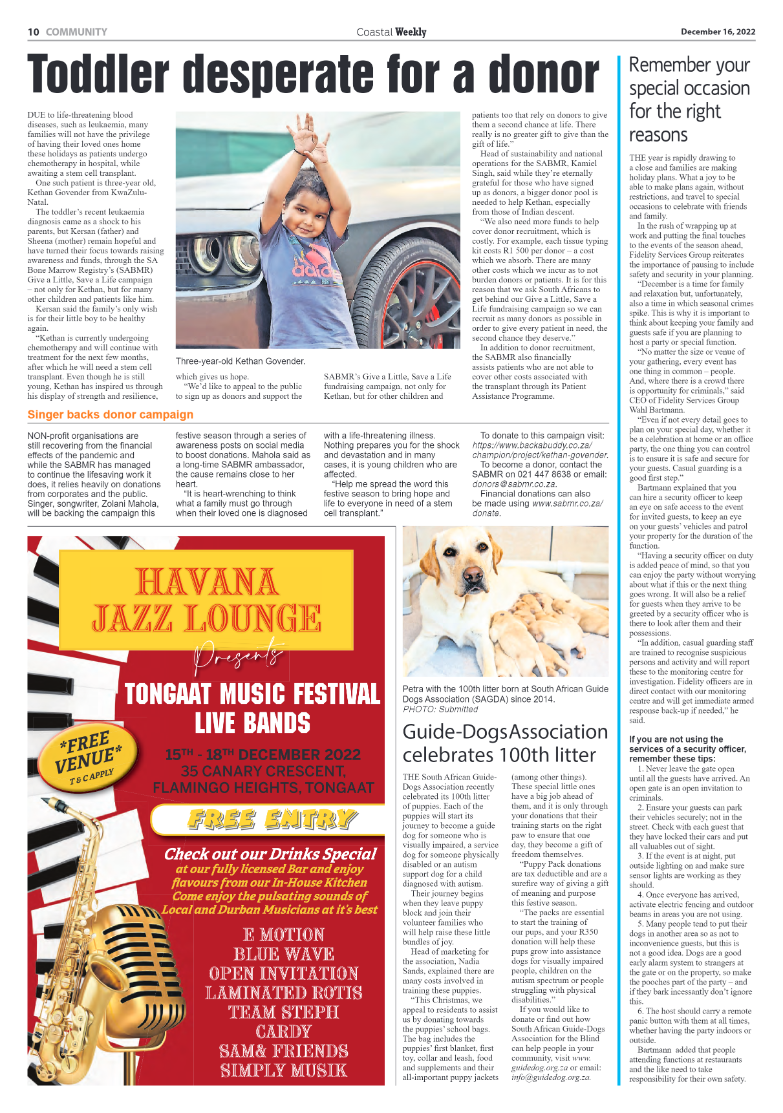 Coastal Weekly 16 December 2022 page 10