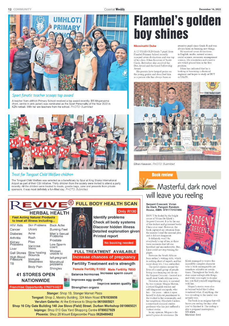 Coastal Weekly 16 December 2022 page 12