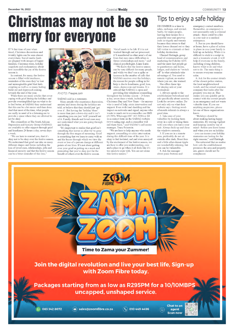 Coastal Weekly 16 December 2022 page 13