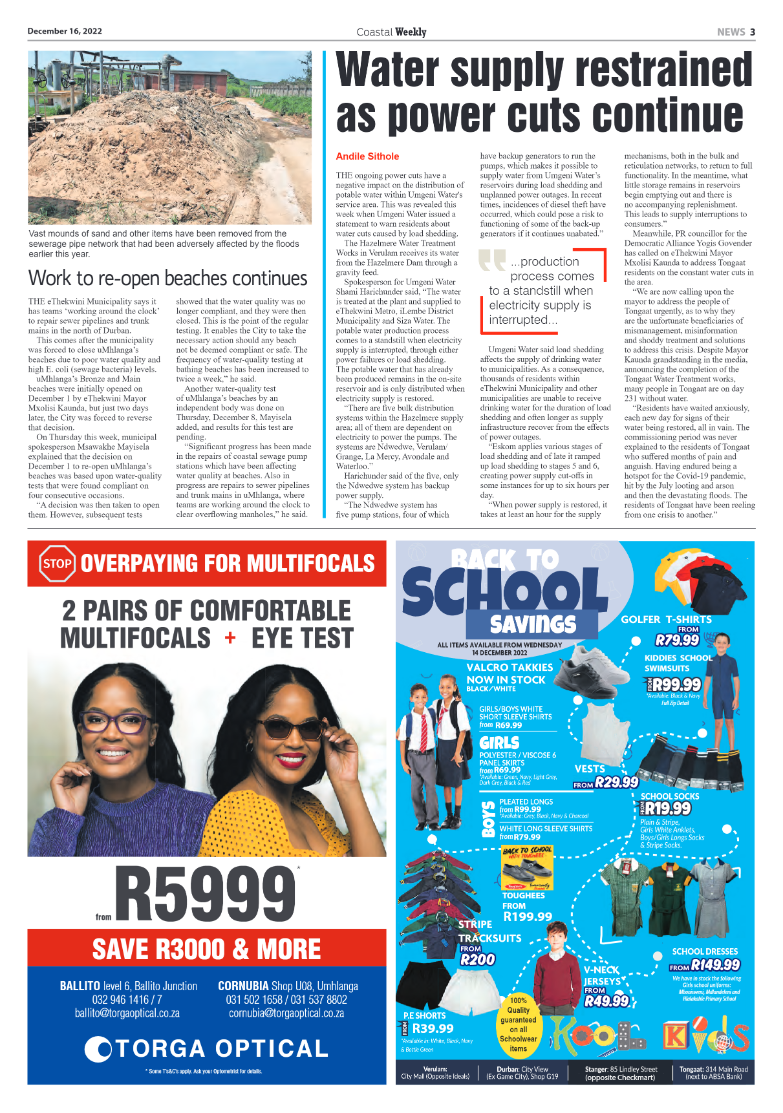 Coastal Weekly 16 December 2022 page 3