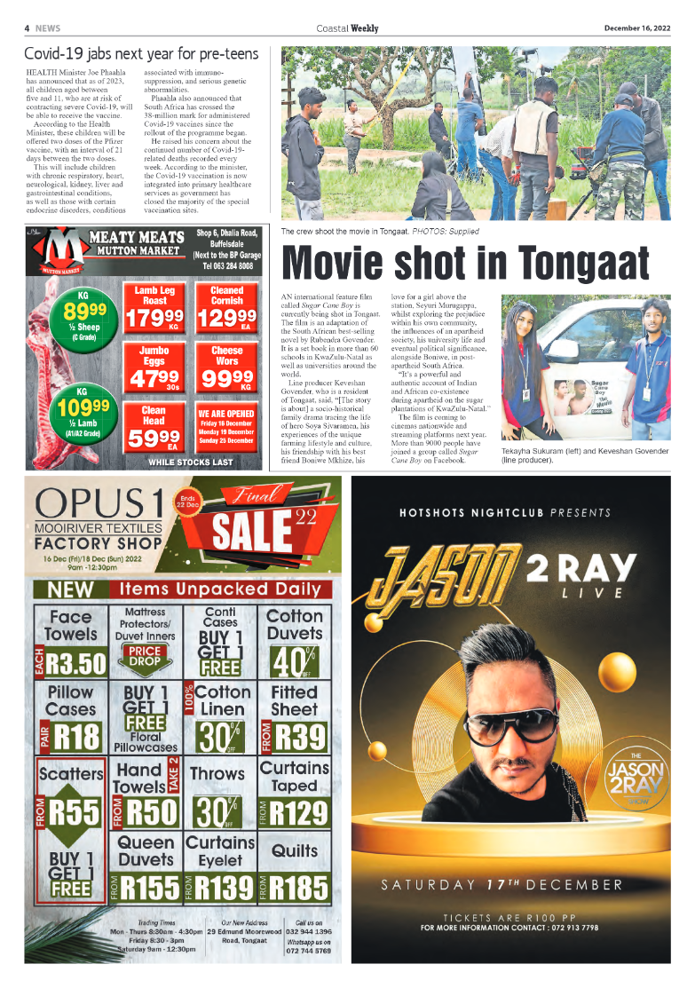 Coastal Weekly 16 December 2022 page 4