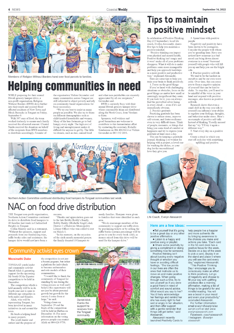 Coastal Weekly 16 September 2022 page 4