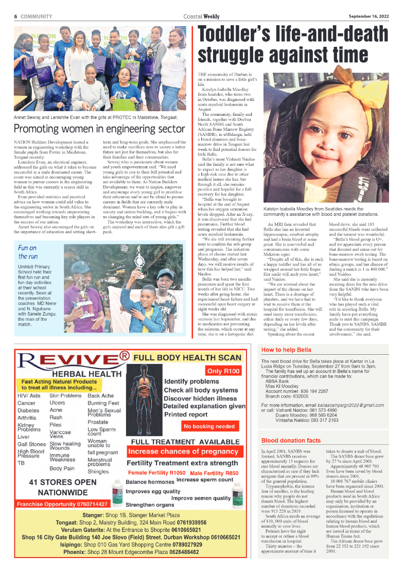 Coastal Weekly 16 September 2022 page 6