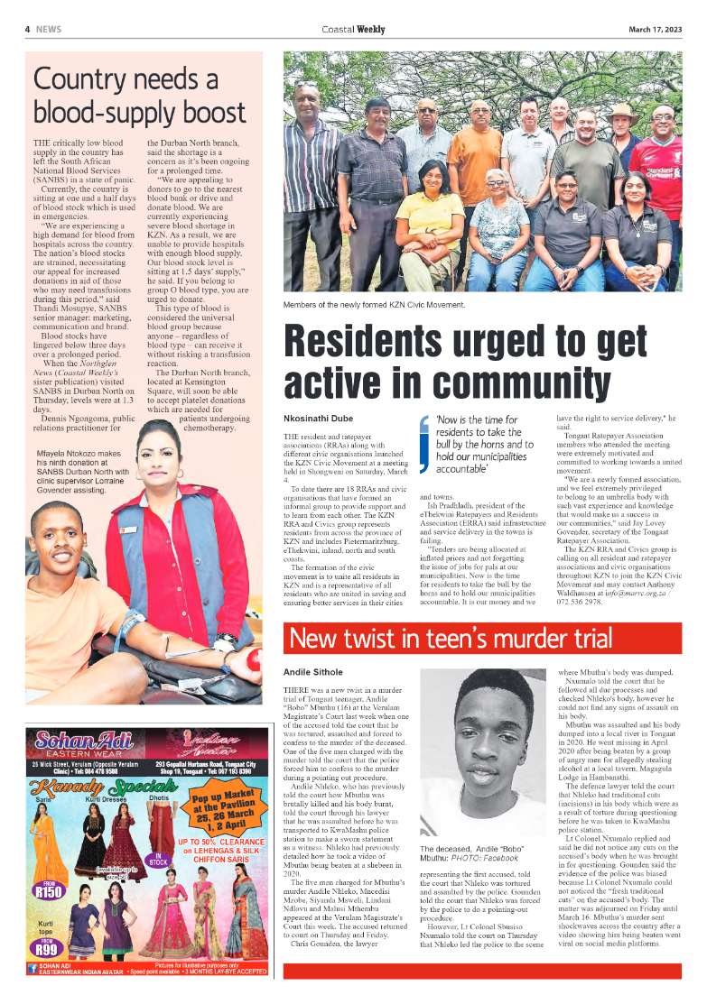 Coastal Weekly 17 March 2023 page 4