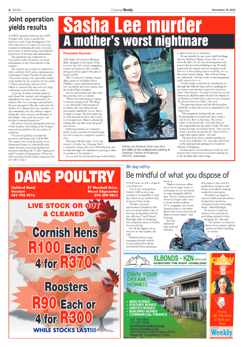 Coastal Weekly 18 November 2022 page 4
