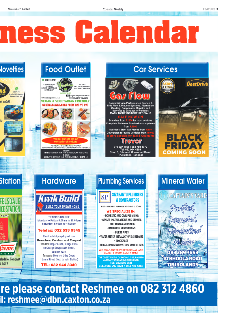 Coastal Weekly 18 November 2022 page 9