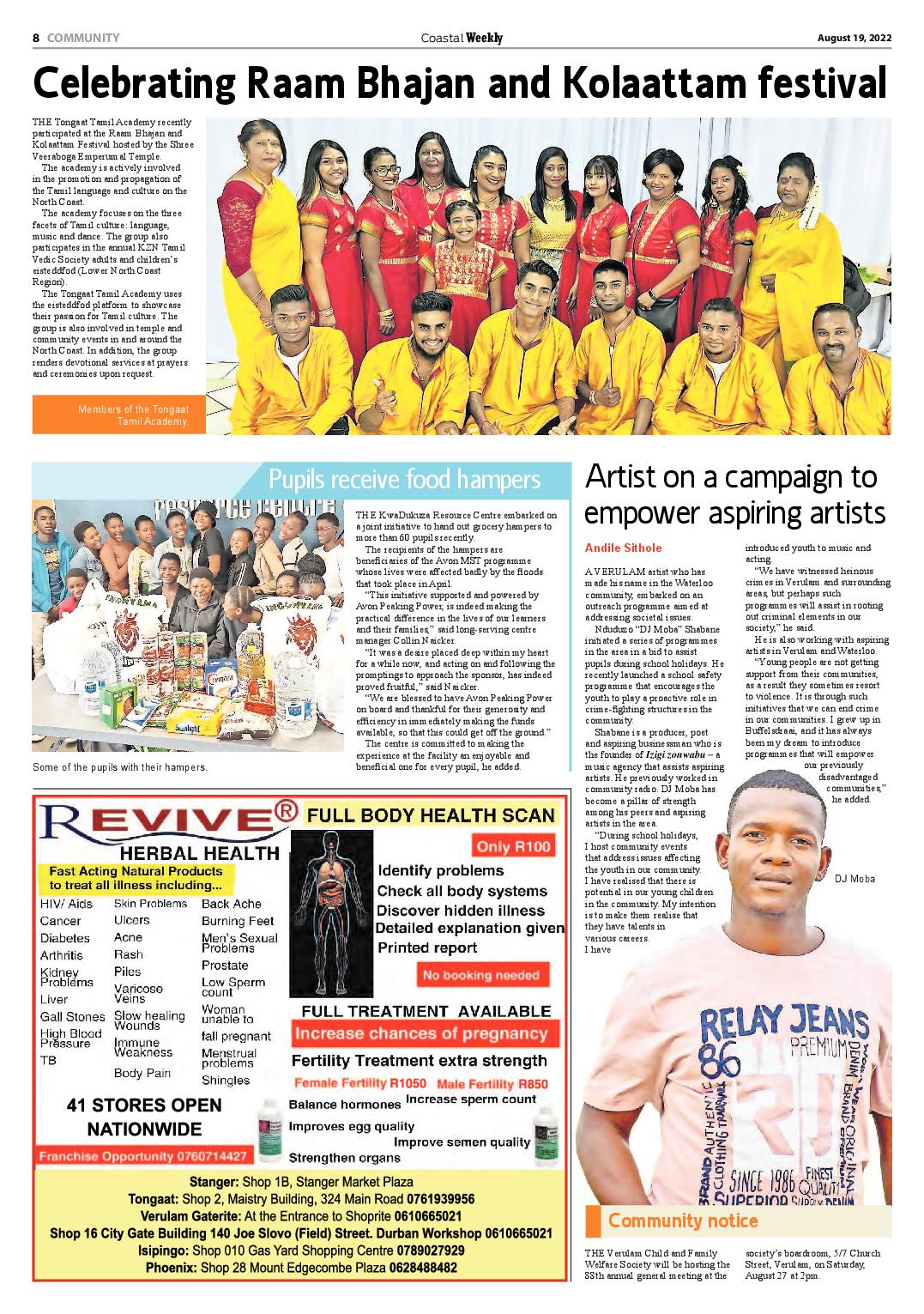 Coastal Weekly 19 August 2022 page 8