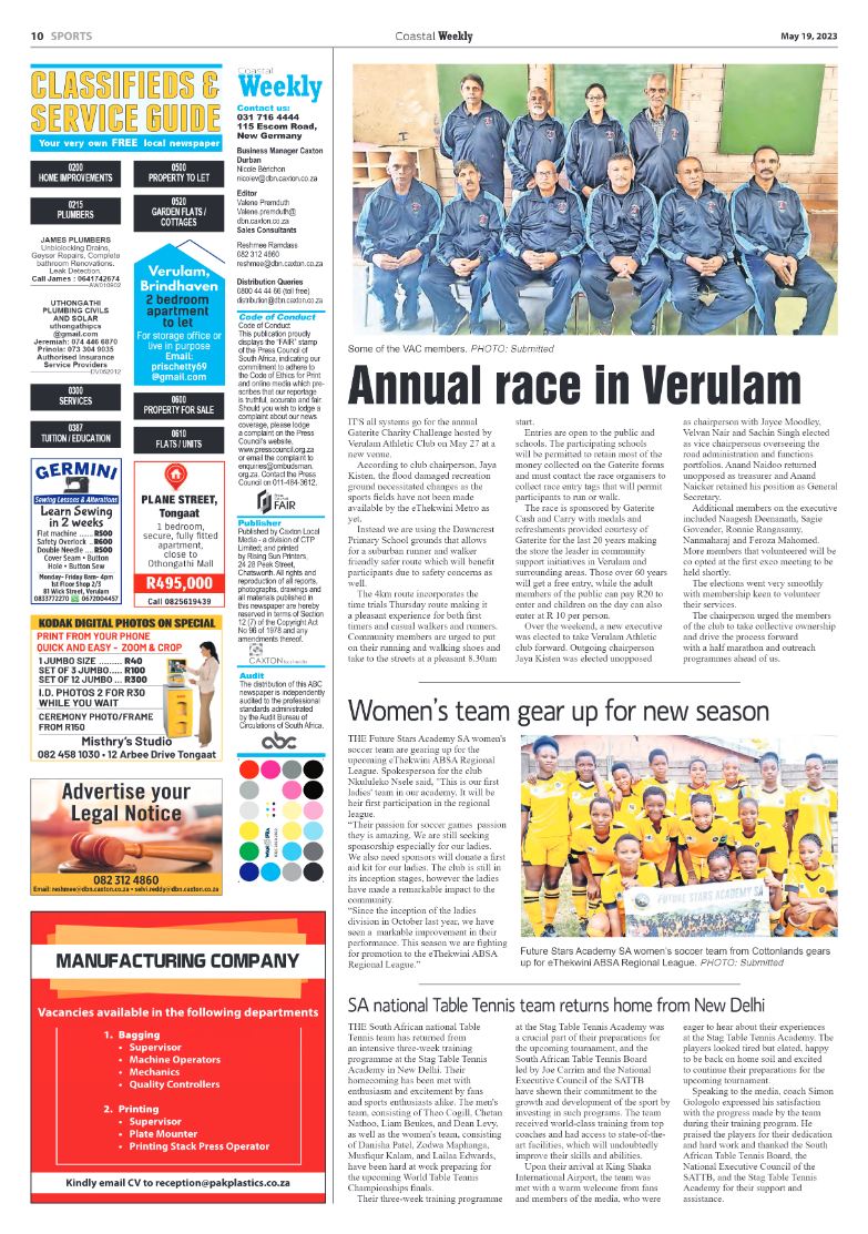 Coastal Weekly 19 May 2023 page 10