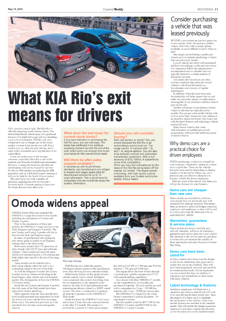 Coastal Weekly 19 May 2023 page 11