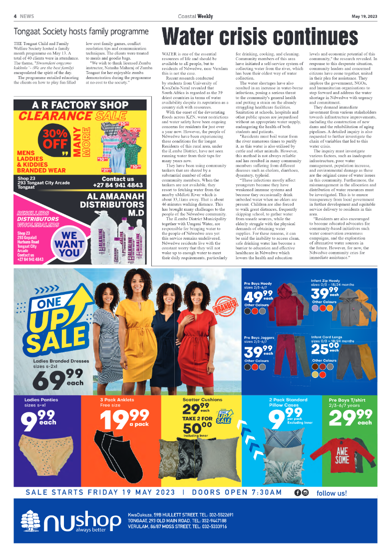 Coastal Weekly 19 May 2023 page 4