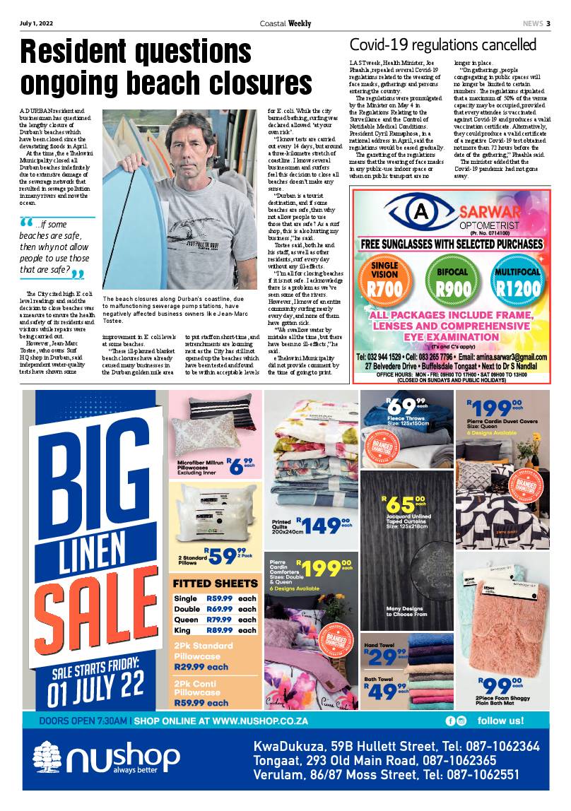 Coastal Weekly 1 July 2022 page 3