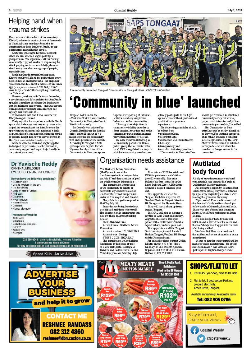 Coastal Weekly 1 July 2022 page 4